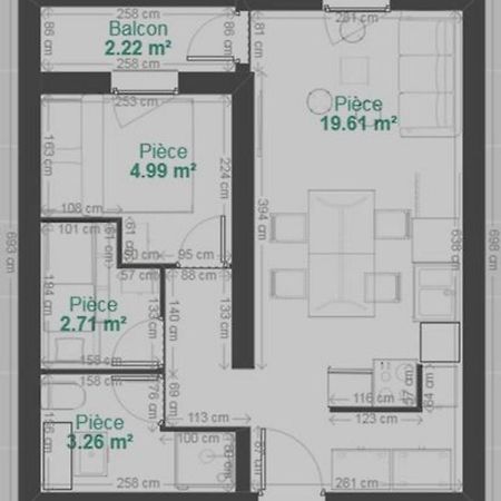 Appartement 3 Pieces, 2 Chambres Au Coeur De La Station Génos 外观 照片